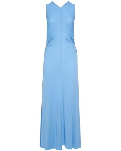 Bottega Veneta Viscose Long Dress - Blue