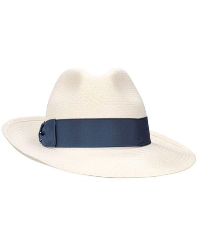 Borsalino Giulietta Fine Panama Hat - Blue