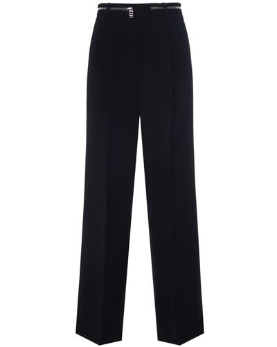 DSquared² Icon New Orleans Crepe Cady Trousers - Blue