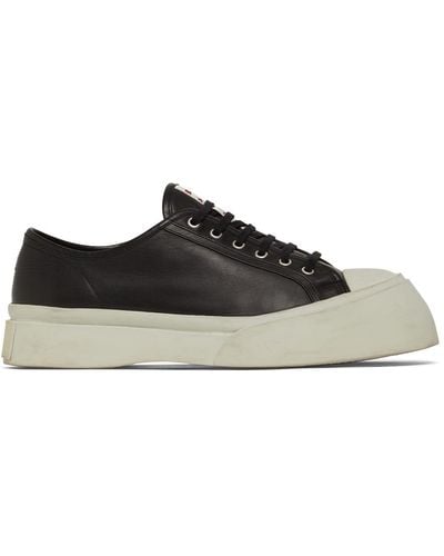 Marni 20mm Pablo Leather Sneakers - Black