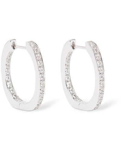 Apm Monaco Small Rectangular Earrings - White