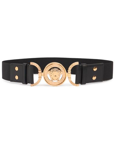 Versace 40mm Leather Belt - White