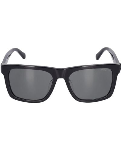 Moncler Colada Squared Acetate Sunglasses - Grey