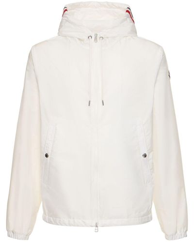 Moncler Grimpeurs Hooded Nylon Jacket - White