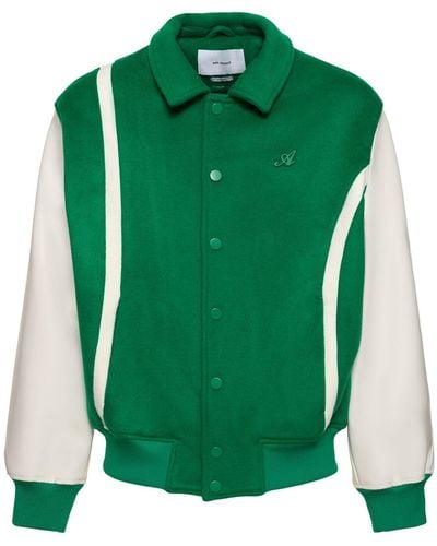 Axel Arigato Bay Varsity Jacket - Green