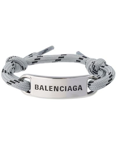 Balenciaga プレートブレスレット - グレー