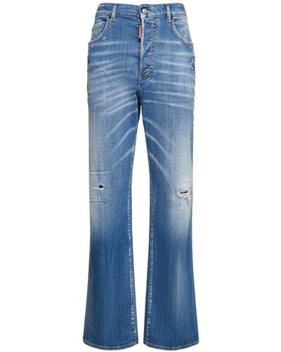 DSquared² Jeans anchos de denim - Azul