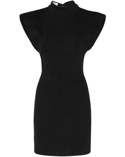 Isabel Marant Nina Stretch Cotton Mini Dress - Black