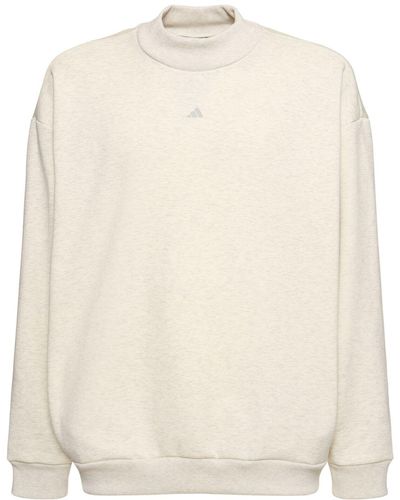 adidas Originals One Fleece Basketball スウェットシャツ - ナチュラル