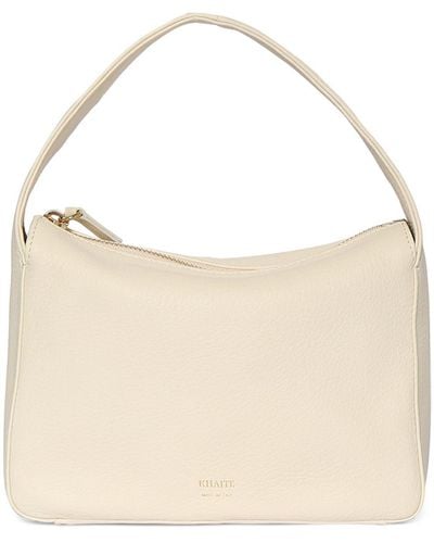 Khaite Small Elena Leather Handbag - Natural