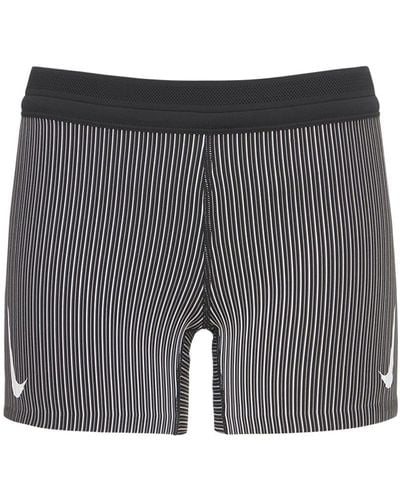 Nike "aeroswift" Tight Running Shorts - Gray