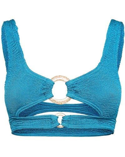 Bondeye Haut de bikini court ring sasha - Bleu