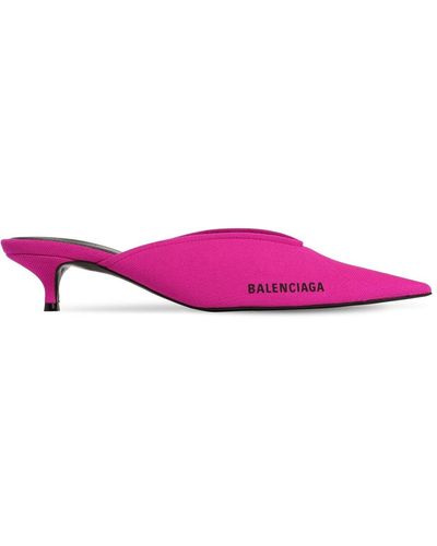 Balenciaga 40mm Knit Mules - Multicolour