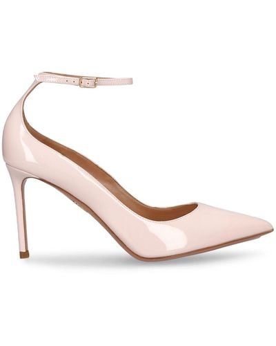 Aquazzura 85Mm Love Affair Patent Leather Court Shoes - Pink