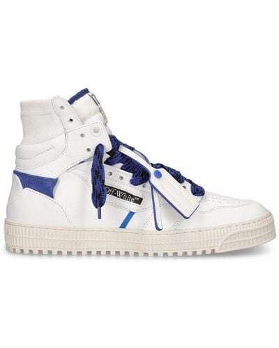 Off-White c/o Virgil Abloh Ledersneakers "3.0 Off Court" - Blau