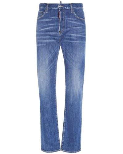 DSquared² Jeans Aus Stretch-baumwolldenim "642" - Blau