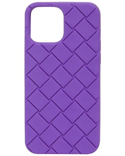 Bottega Veneta Silicone Iphone13 Pro Max Cover - Purple