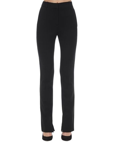 Victoria Beckham Pantaloni Skinny In Cady Texturizzato - Nero