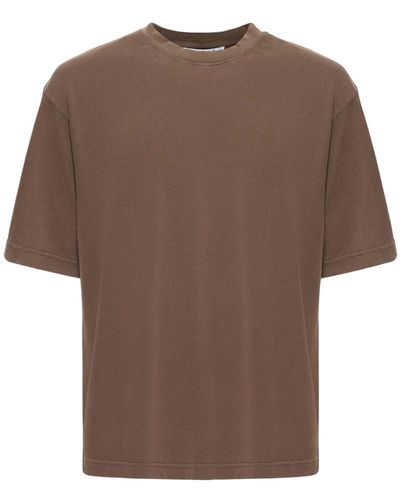 Acne Studios Extorr Vintage Cotton T-Shirt - Brown