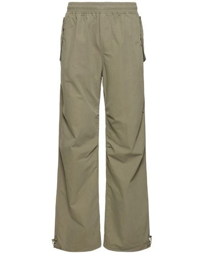 Represent Ripstop parachute pants - Verde