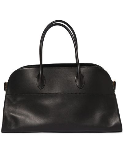 The Row Ledertasche "e/w Margaux" - Schwarz