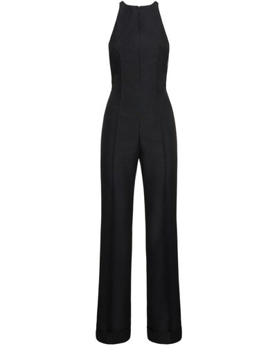 Philosophy Di Lorenzo Serafini Jumpsuit Aus Grain De Poudre - Schwarz