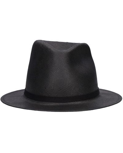Ann Demeulemeester Suze Woven Hat - Black