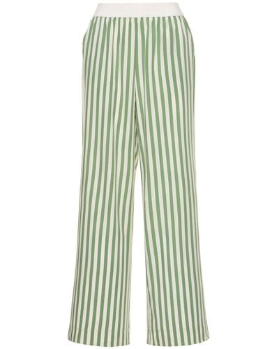WeWoreWhat Pantaloni larghi in jersey stretch - Verde