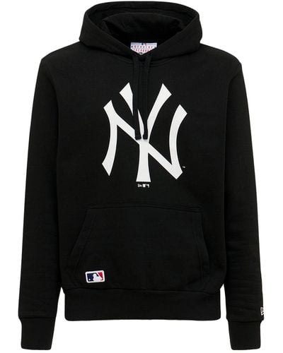 KTZ Ny Yankees Cotton Blend Hoodie - Black