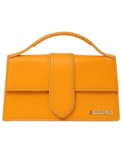 Jacquemus Le Grand Bambino Smooth Leather Bag - Orange