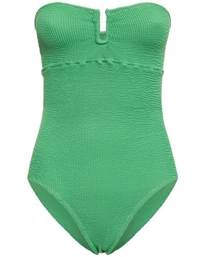 Reina Olga La Sciura Onepiece Strapless Swimsuit - Green