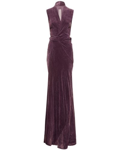 Rick Owens Dresses > day dresses > maxi dresses - Violet