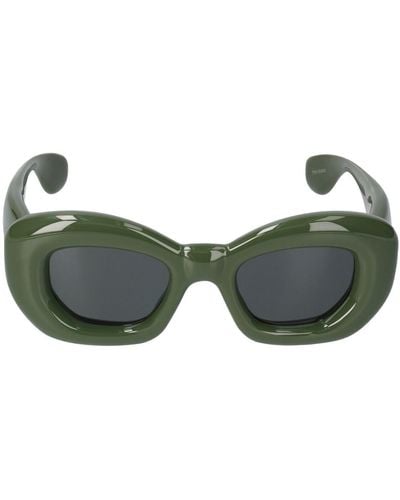 Loewe Inflated Round Sunglasses - Green