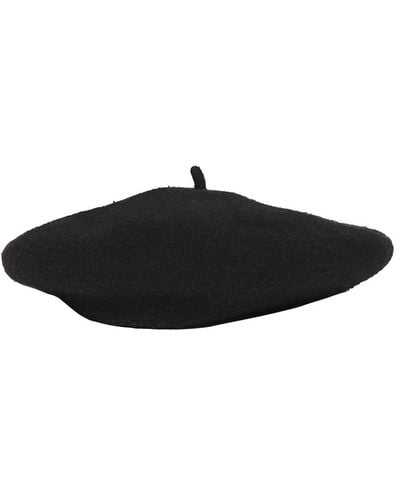 Maison Margiela ヘビーウールベレー帽 - ブラック