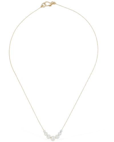 Sophie Bille Brahe 14kt Gold-halskette "orangerie De Perle" - Weiß