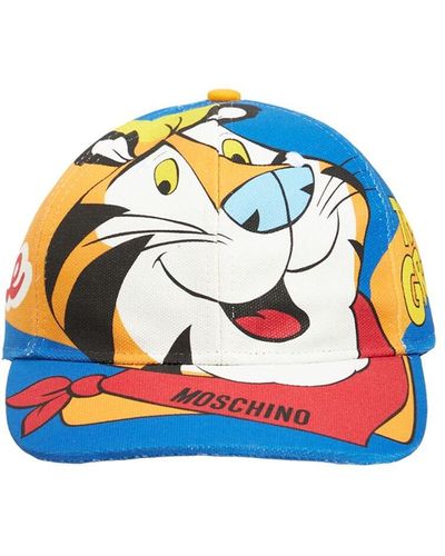 Moschino Tony The Tiger コットンキャップ - ブルー