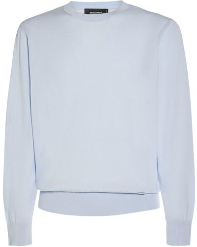 DSquared² Suéter de algodón - Azul