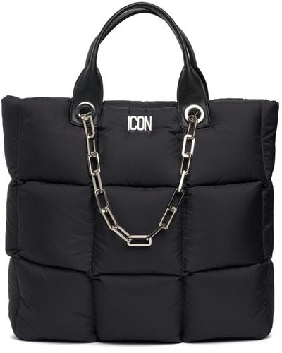 DSquared² Icon Clubbing Tote Bag - Black