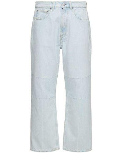 Our Legacy 25.5cm Extended Third Cut Cotton Jeans - Blue