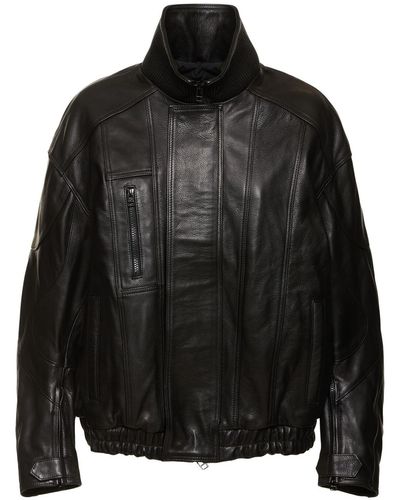 Manokhi Adwa Leather Jacket - Black