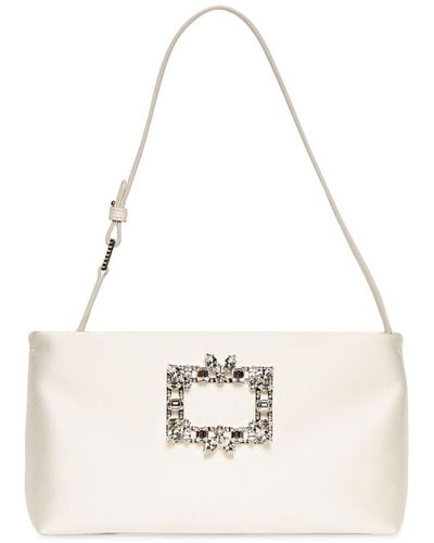 Roger Vivier Bolsa Para Hombro Mini Rv Nightlily De Satén - Multicolor