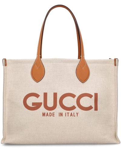 Gucci Tote Aus Canvas "" - Pink