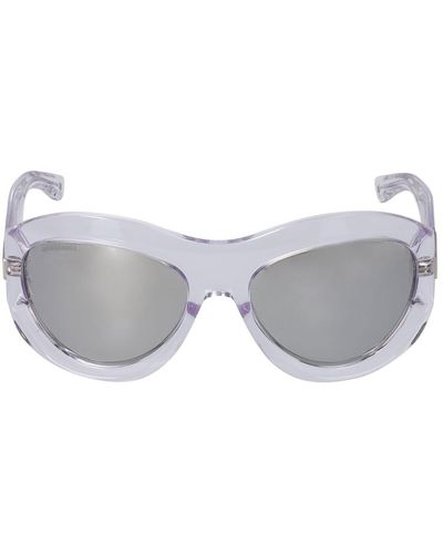 DSquared² D2 Oval Acetate Sunglasses - Grey