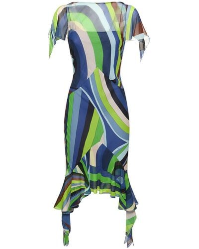 Emilio Pucci Dress In Silk - Multicolour
