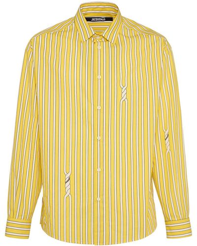 Jacquemus La Chemise Simon Cotton Shirt - Yellow