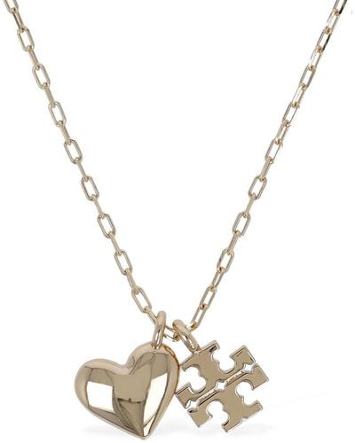 Tory Burch Good Luck Collar Necklace - Metallic