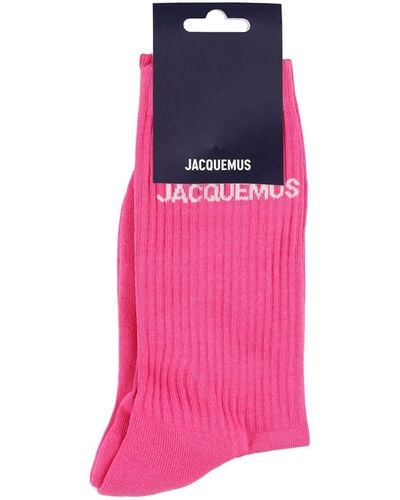 Jacquemus Calzini les chaussettes in misto cotone - Rosa
