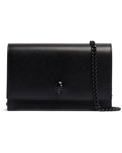 Alexander McQueen Small Skull Leather Bag - Black