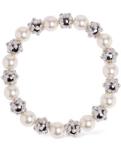 Marc Jacobs Collar de perlas sintéticas - Neutro