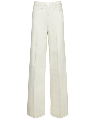 Made In Tomboy Margherita Cotton Denim Wide Jeans - White